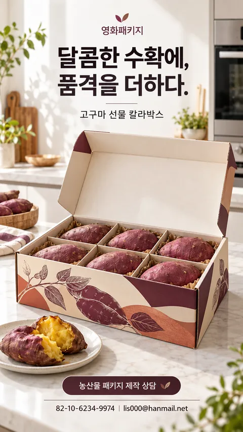 고구마 포장 박스